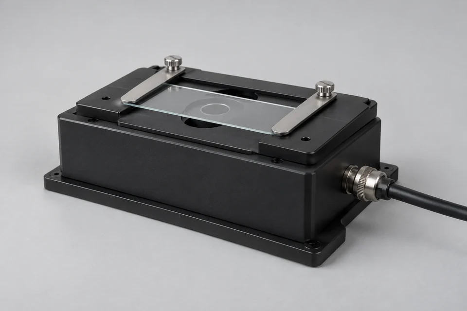 Representative Microscope Slide Power Sensor configuration