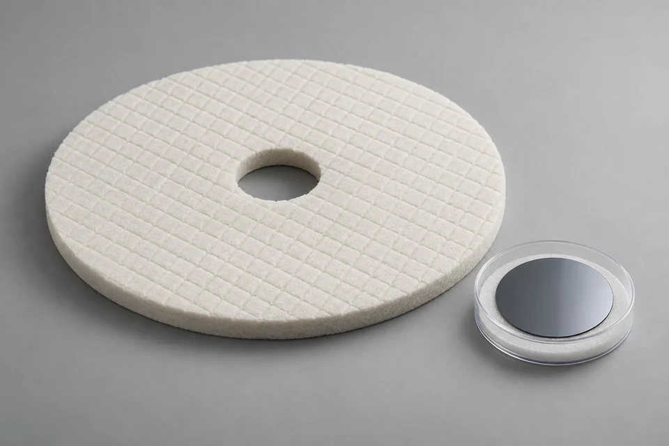 Representative Hard Chemical Mechanical Polishing Pad configuration