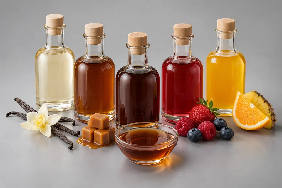 Representative Flavored Syrups for Beverages configuration