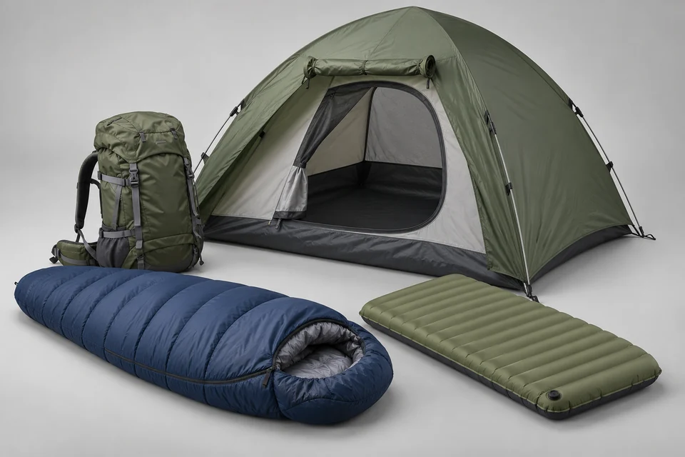 Representative Portable Camping Gear configuration
