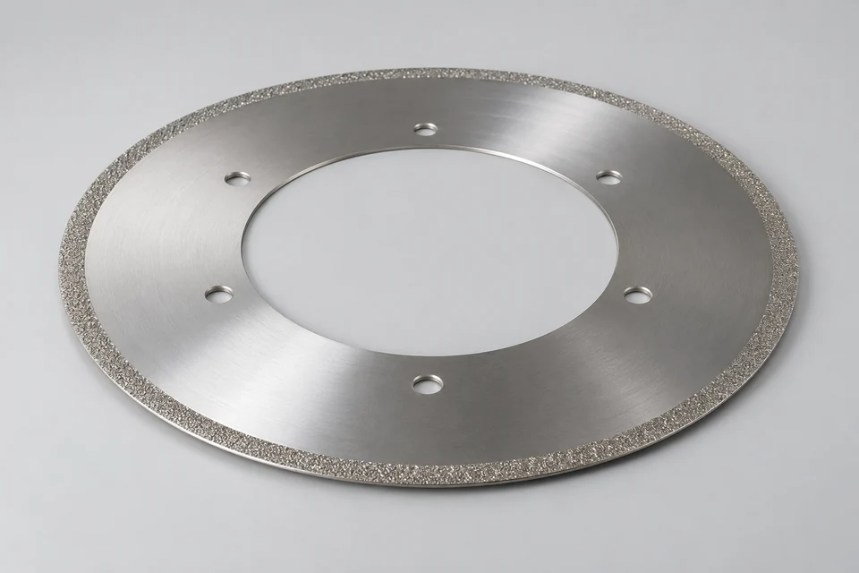Representative Electroformed Nickel Base Cutting Blade configuration