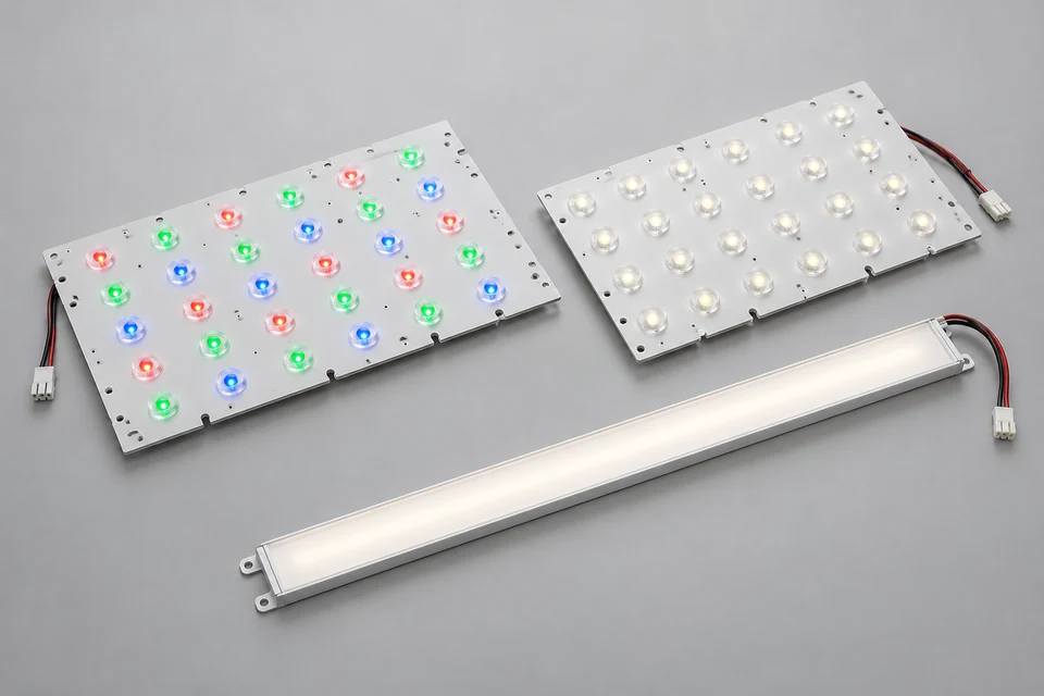 Representative LED Backlight Modules configuration