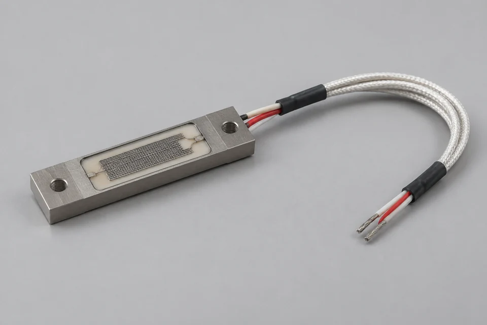 Representative Wire Wound High-Temperature Strain Gauge configuration