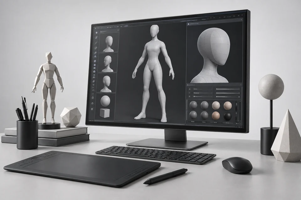 3D Character Design Software — representative illustration