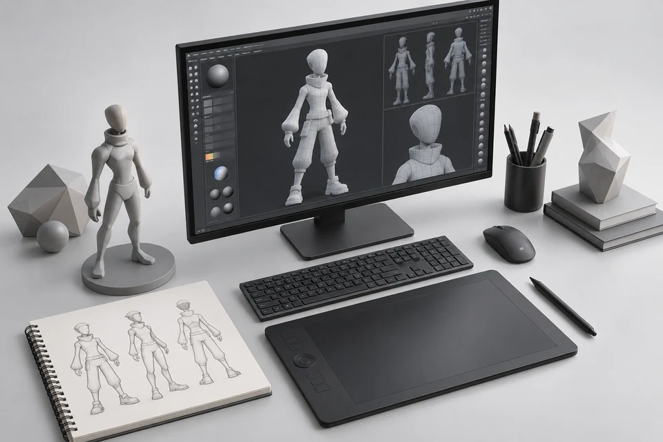3D Character Modeling Software — representative illustration