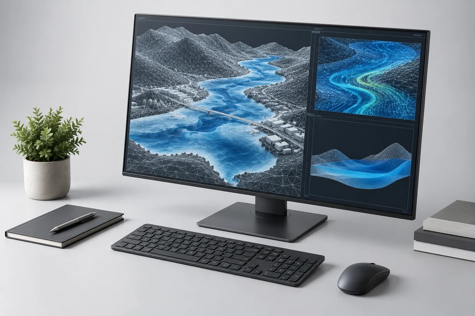 3D Flood Modeling Software — representative illustration