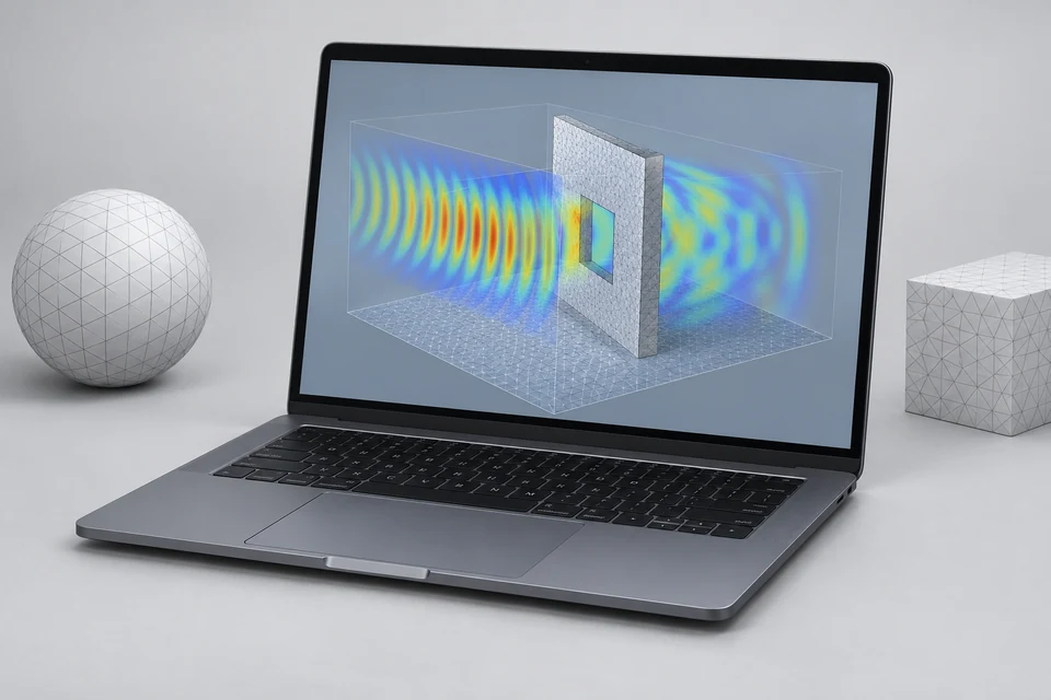 3D Full Wave Electromagnetic Simulation Software — representative illustration