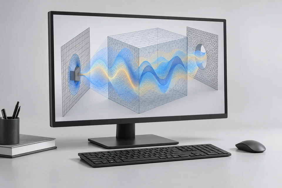 3D Full Wave Simulation Software — representative illustration