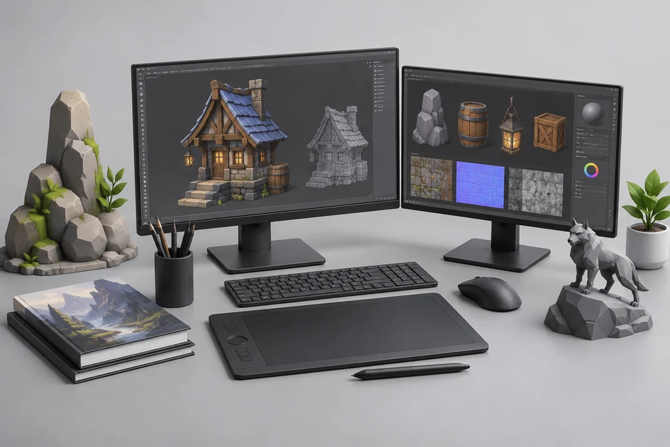 3D Game Art Outsouring — representative illustration