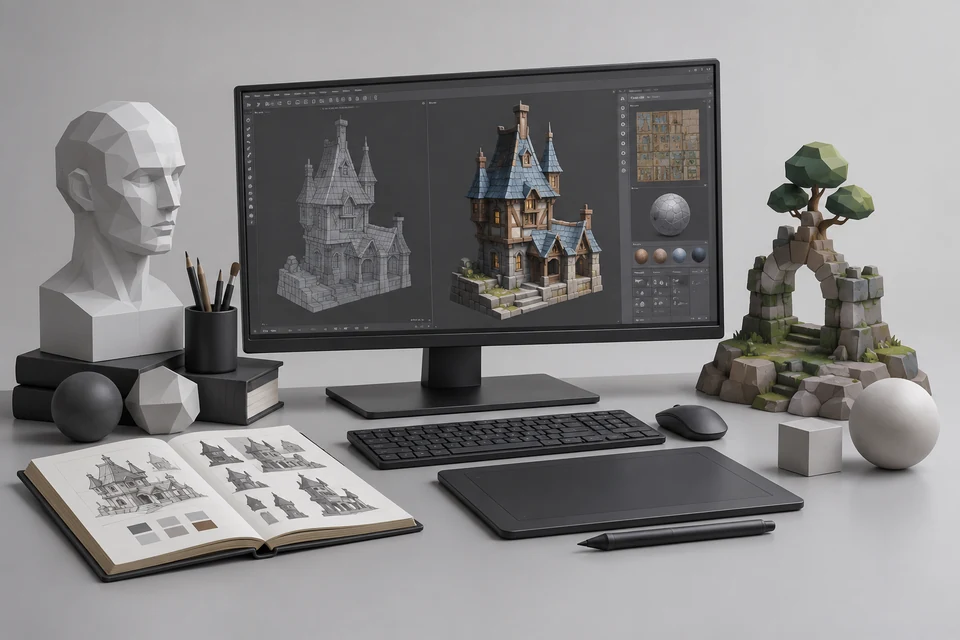 3D Game Art Services — representative illustration