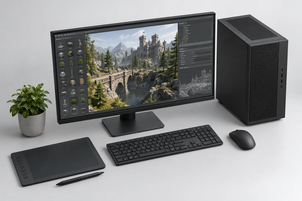 3D Game Development Services — representative illustration