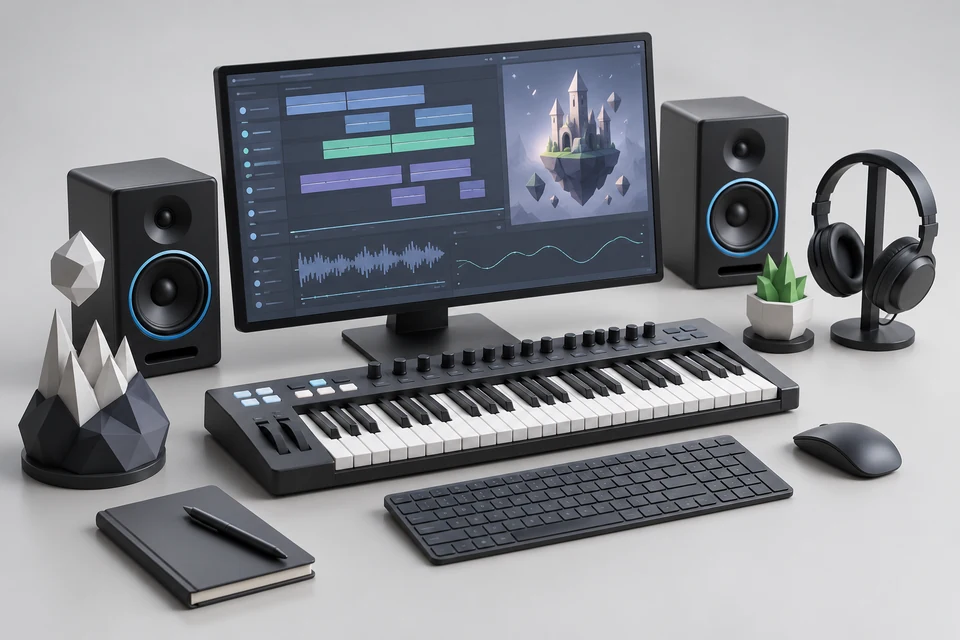 3D Game Music — representative illustration