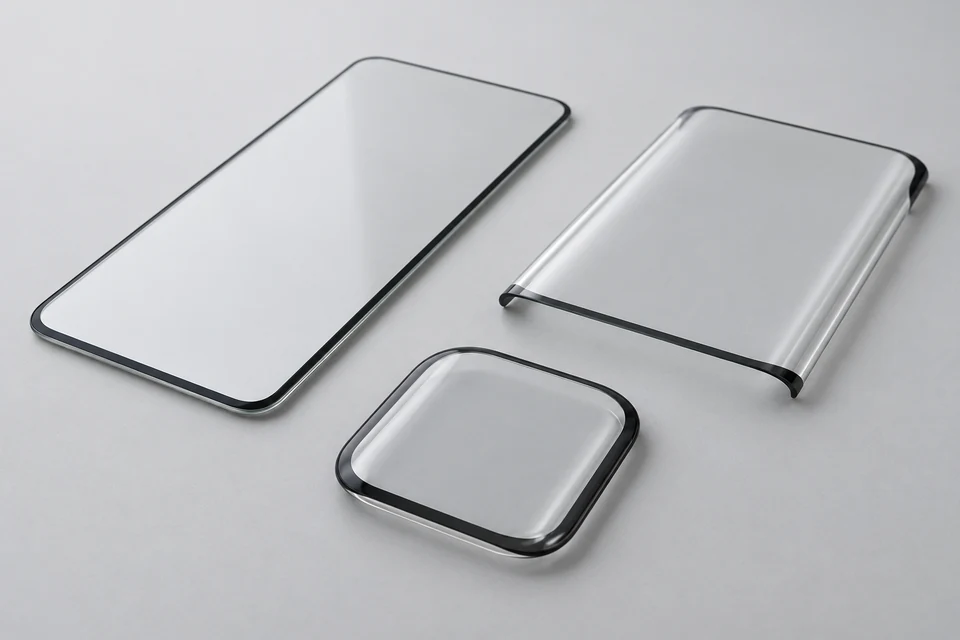 3D Glass Cover — representative illustration