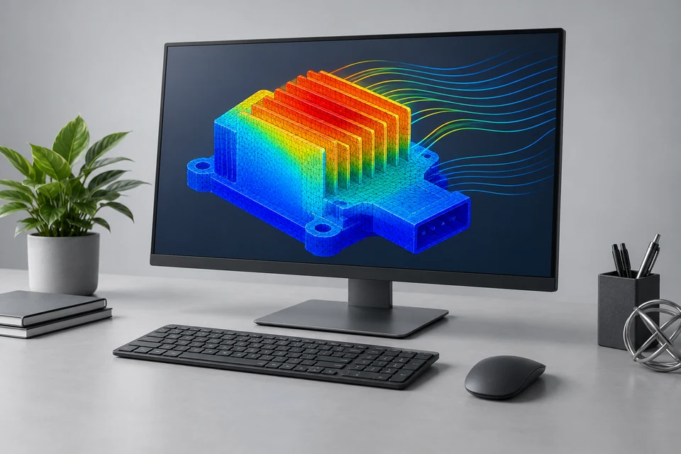 3D Heat Transfer Simulation Software — representative illustration
