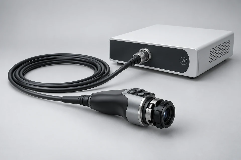 3D Medical Endoscope Camera — representative illustration