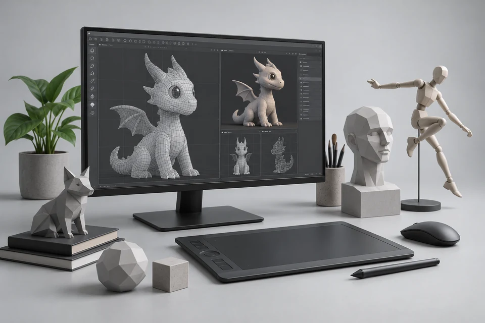 3D Modeling for Games and Animation — representative illustration