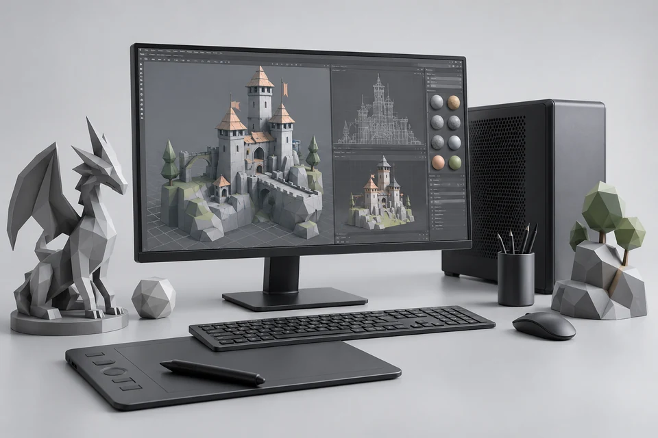 3D Modeling Software for Game — representative illustration
