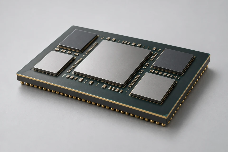 3D Multi-chip Integrated Packaging — representative illustration