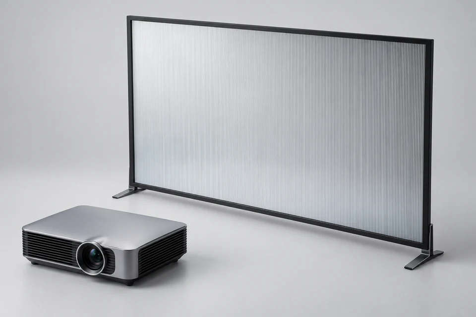 3D Optical Projection Screen — representative illustration