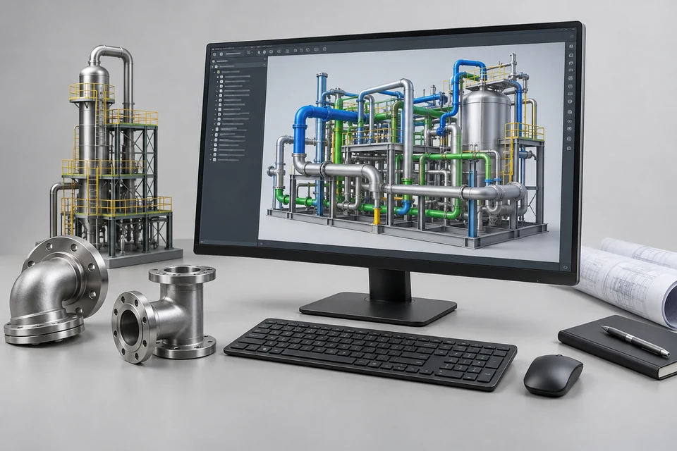 3D Pipe Design Software — representative illustration