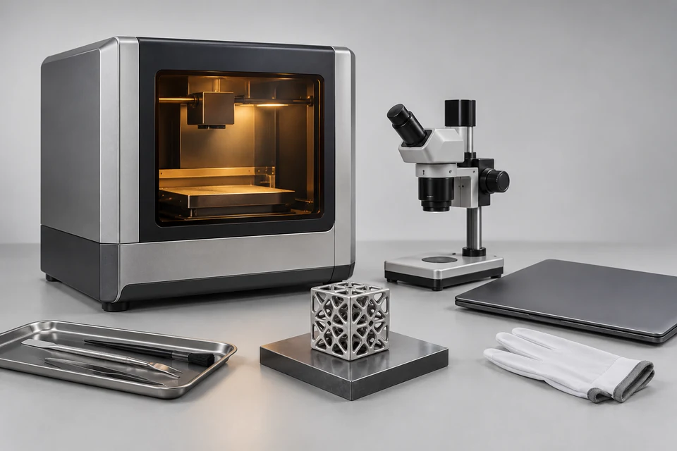 3D Precious Metal Printing Service — representative illustration