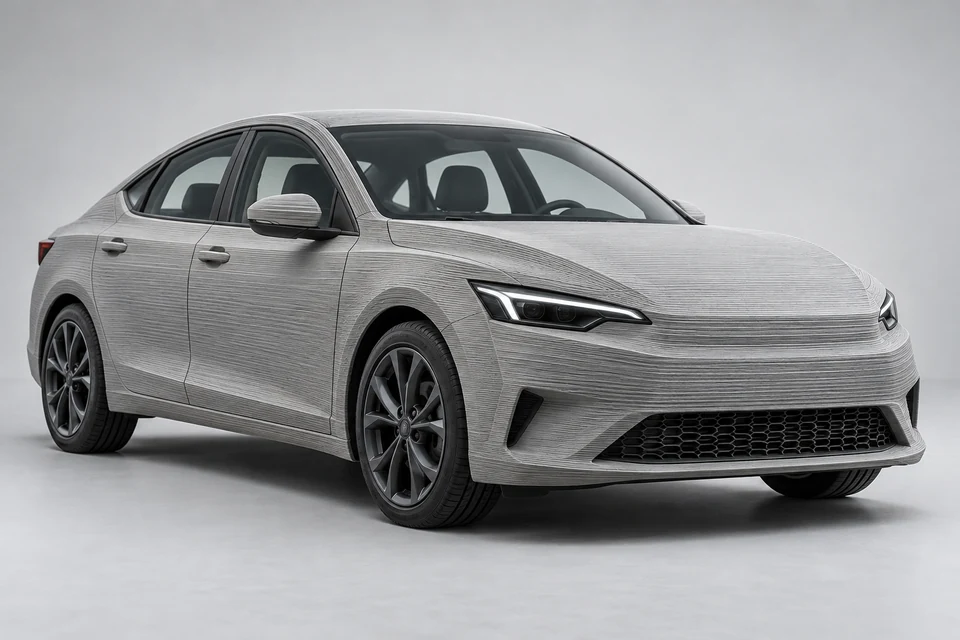 3D Printed Car — representative illustration