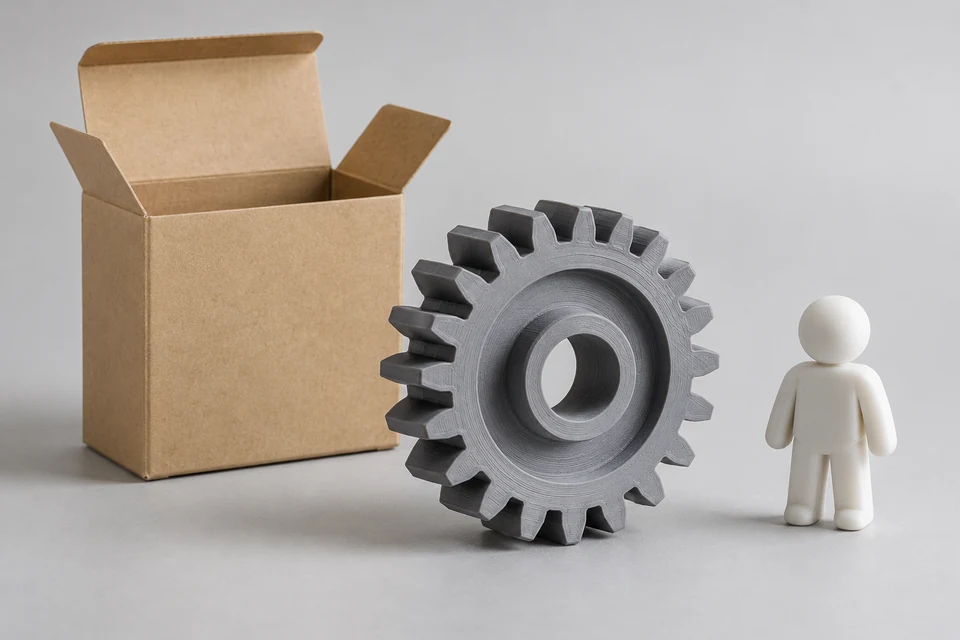 3D Printed Gear — representative illustration