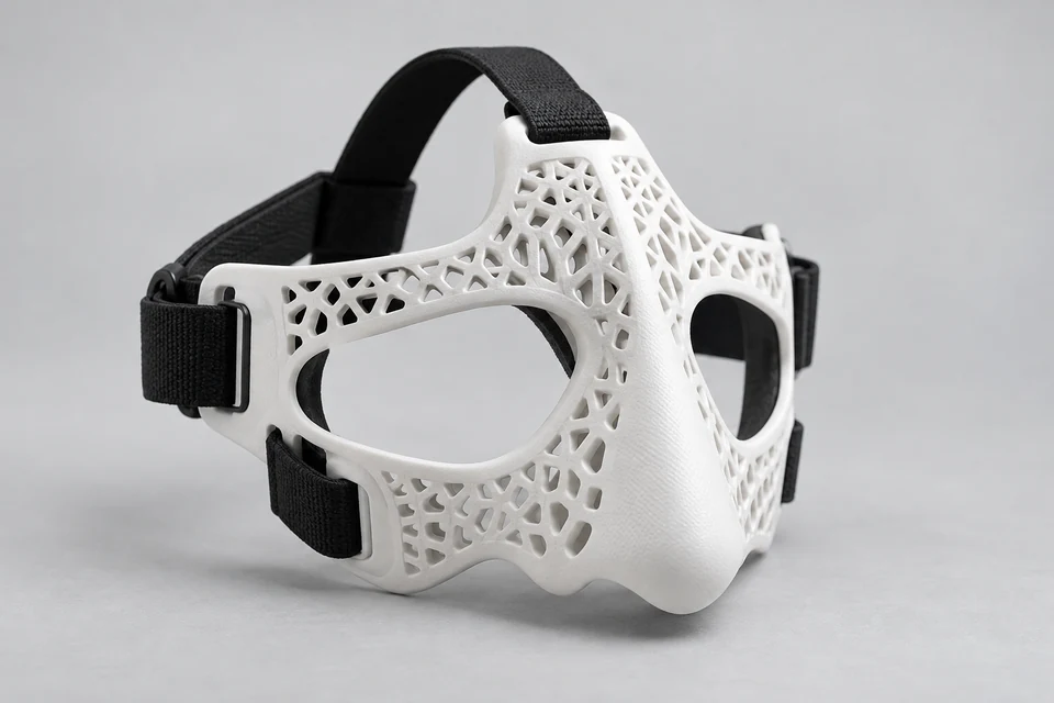 3D Printed Nose Protection Masks — representative illustration