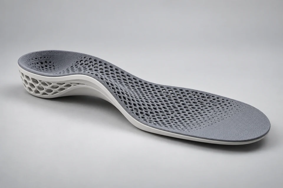 3D Printed Orthotics Insoles — representative illustration