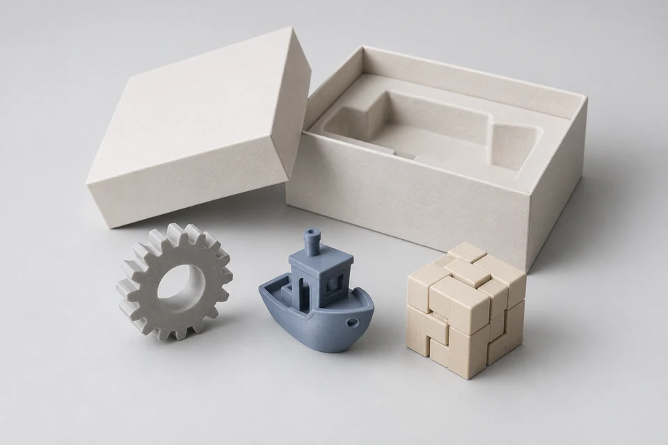 3D Printed Packaging — representative illustration