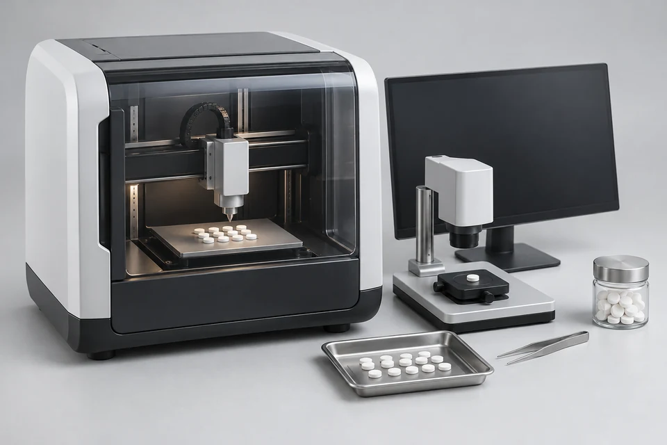 3D Printed Pills Technology — representative illustration