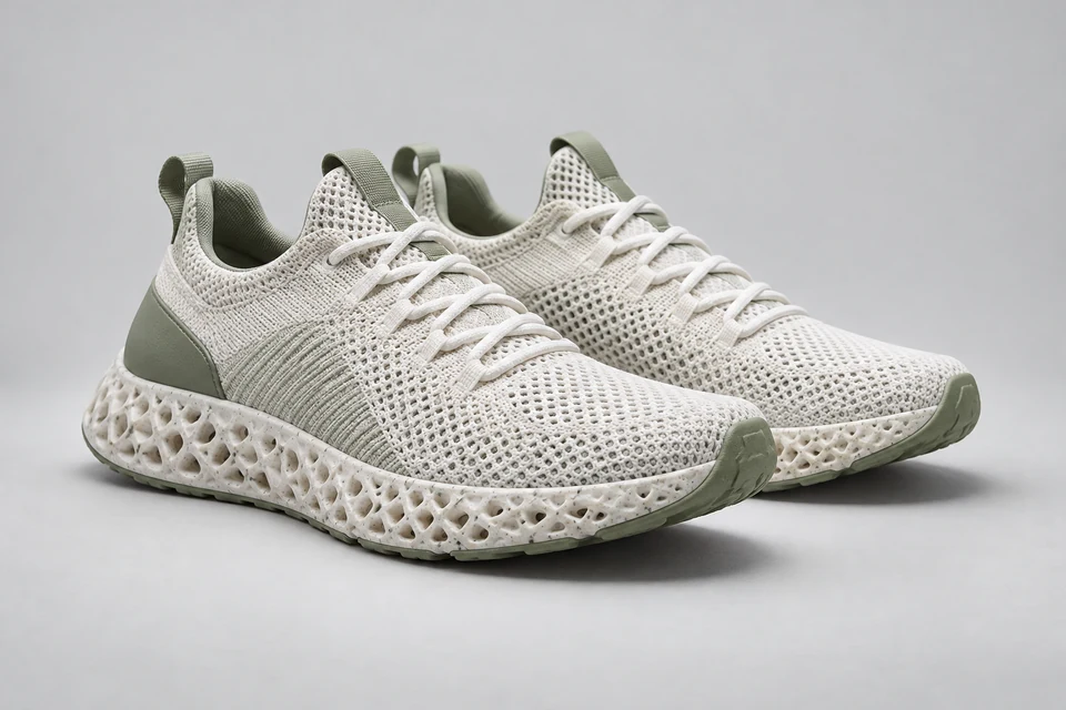 3D Printed Recyclable Sneaker — representative illustration