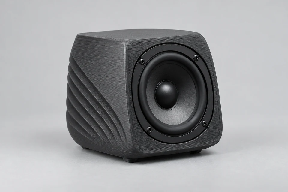 3D Printed Speaker — representative illustration
