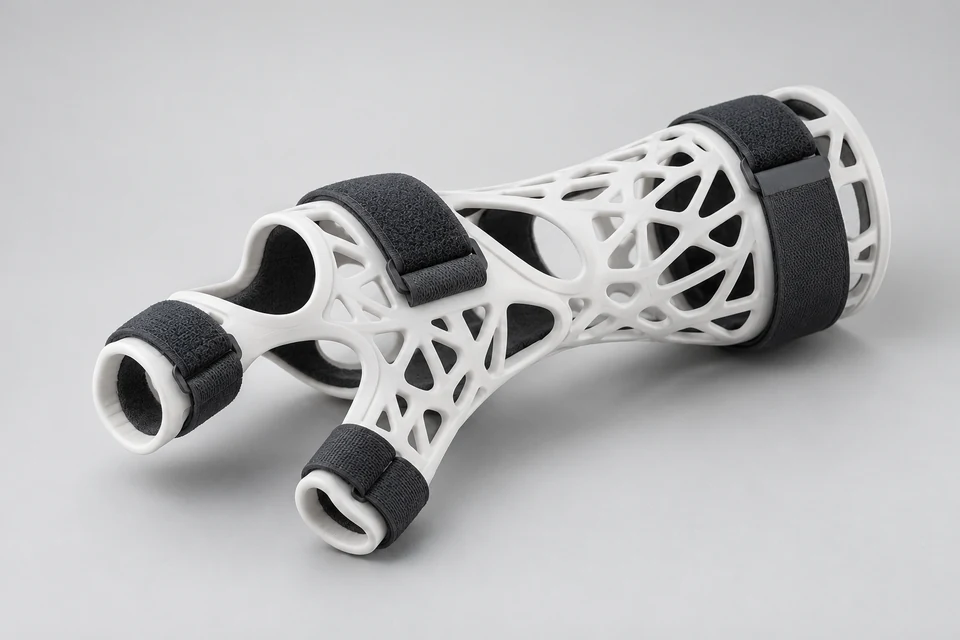 3D Printed Wrist and Hand Orthoses — representative illustration