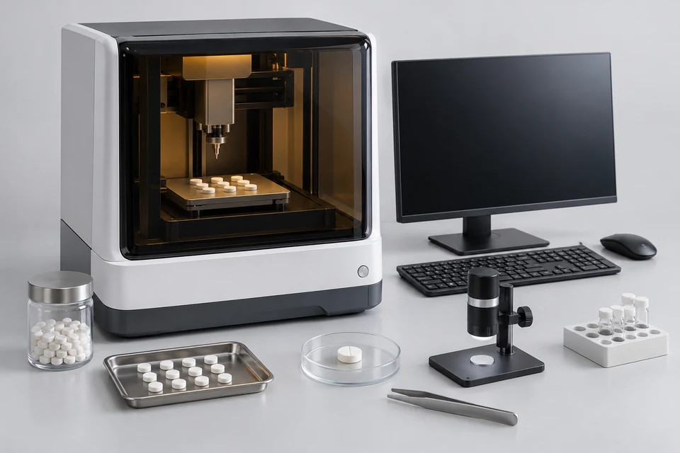 3D Printing Pharmaceuticals — representative illustration