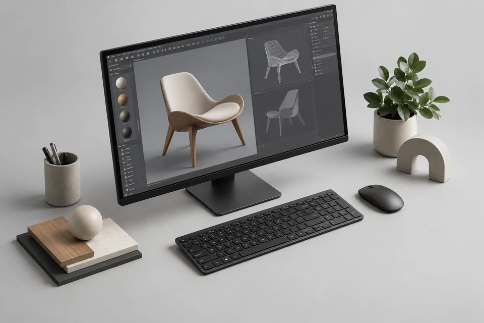3D Product Visualization Software — representative illustration