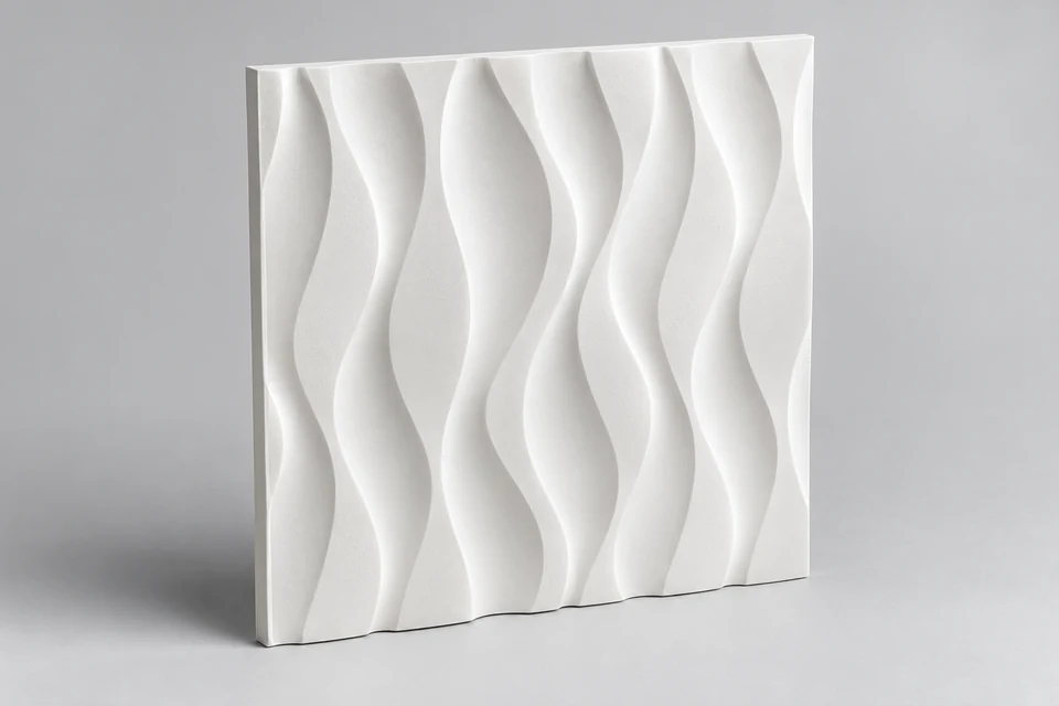 3D PVC Wall Panels — representative illustration