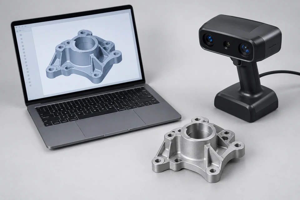 3D Scan to CAD Services — representative illustration