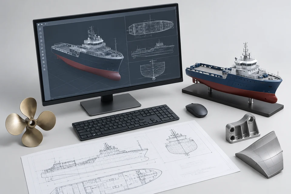 3D Ship Design Software — representative illustration