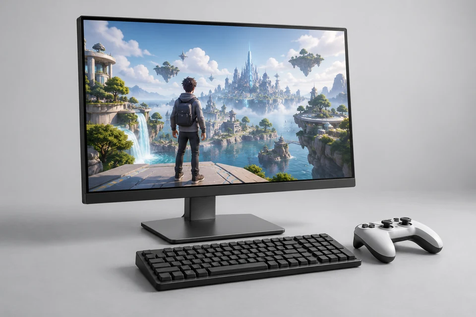3D Social Gaming Platform — representative illustration