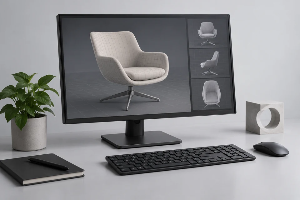3D Viewer — representative illustration