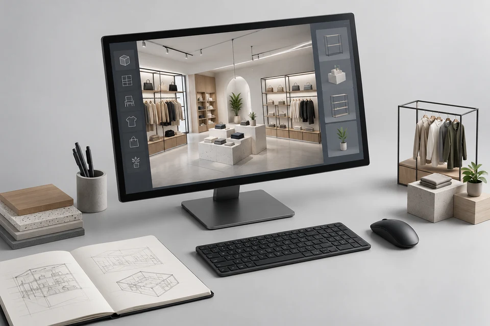 3D Virtual Store Software — representative illustration