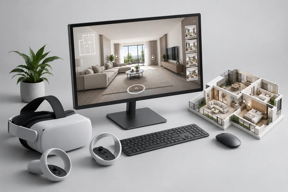 3D Virtual Tours and Walkthrough Service — representative illustration