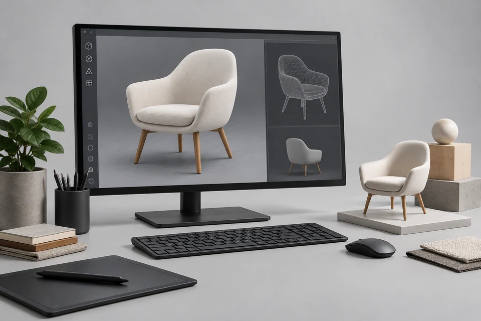 3D Visualization for Online Stores — representative illustration