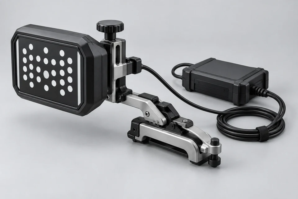 3D Wheel Alignment Machine — representative illustration