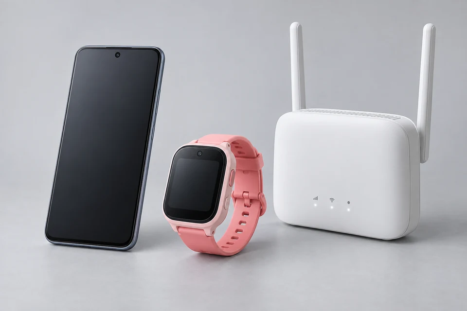 3G 4G Enabled Mobile Devices — representative illustration