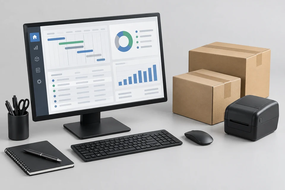 3PL Warehouse Management System — representative illustration