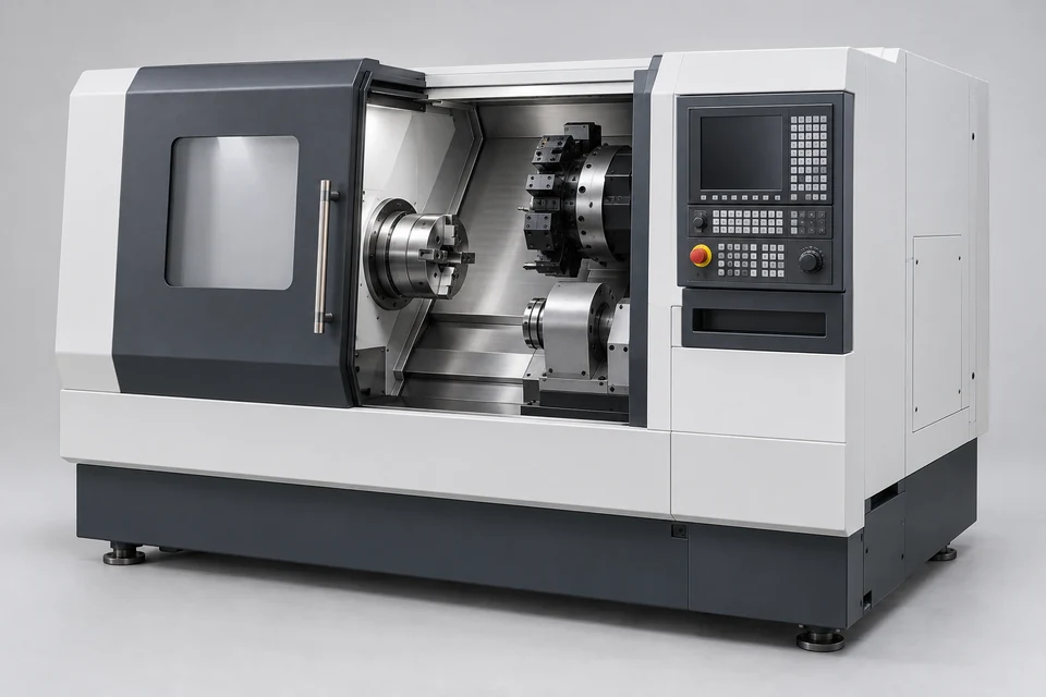 4 Axis CNC Lathe — representative illustration