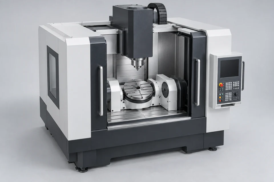 4-Axis CNC Milling Machine — representative illustration