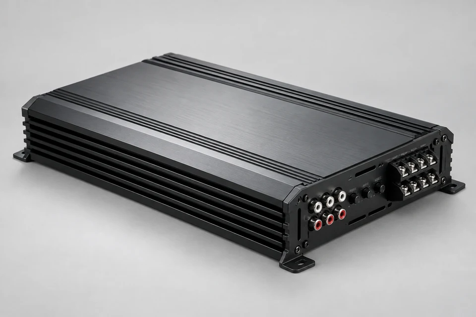 4-Channel Car Amplifiers — representative illustration